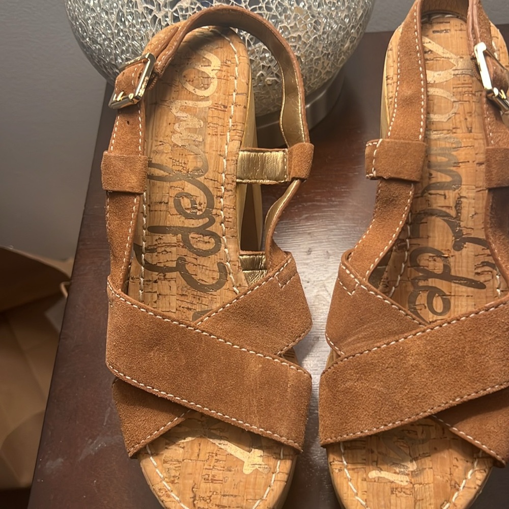 Sam Elderman Platform Heels Size 9 - image 5